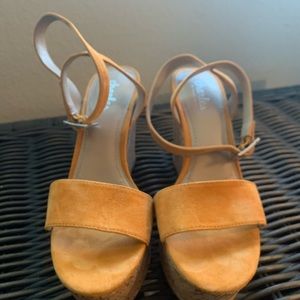 Charles David suede wedge